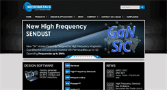 Desktop Screenshot of micrometalsapc.com